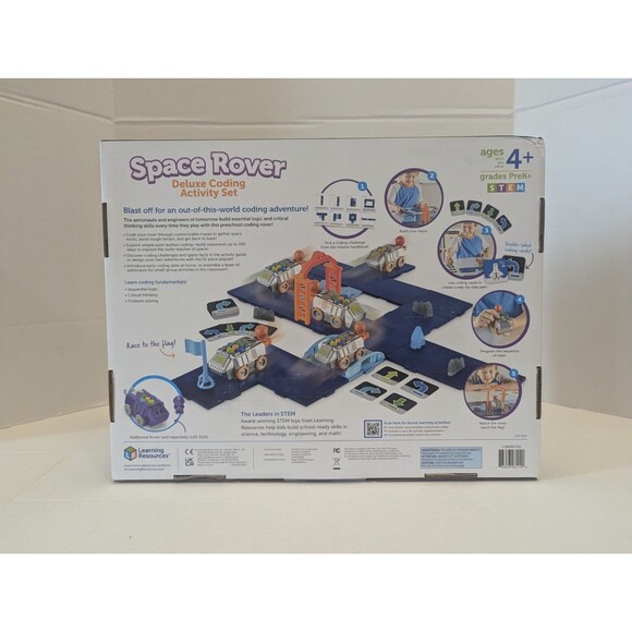 Learning Resources Space Rover Deluxe Coding Activity Set STEM - Picture 2 of 2